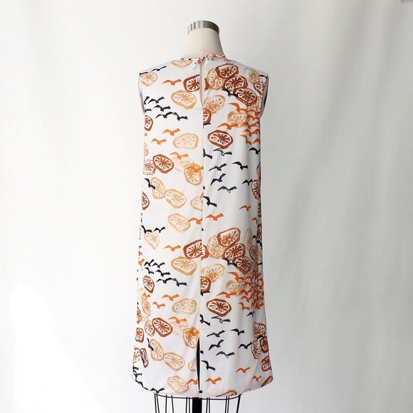 1960s vintage Vanity Fair Novelty Print Slip Dress - Picture 3 of 8